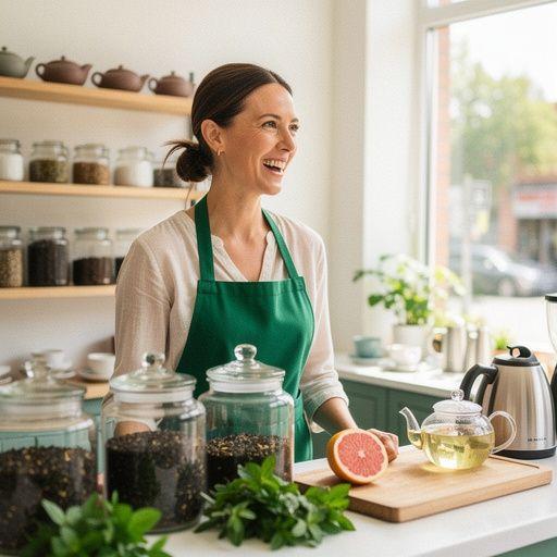 Citrusos ízek és hűsítő aromák keveréke, jégkockákkal tálalva.